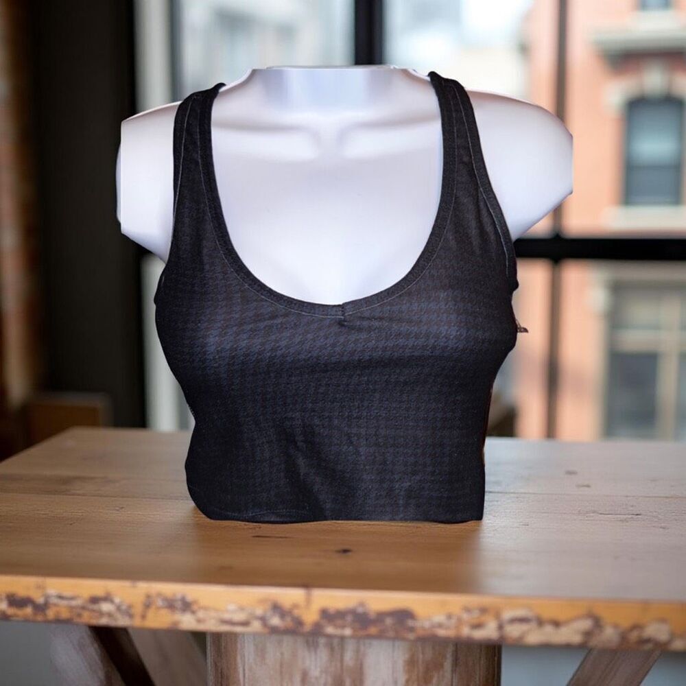 NWT SAGE Removable PadCurrent/Black Sports Bra Size Small